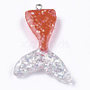 Resin Pendants CRES-T010-68P-2