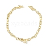 Brass Cable Chain M Charm Bracelet Making KK-U020-11G-1