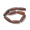 Tibetan Style 9-Eye dZi Beads Strands G-O057-05A-2