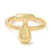 Brass Open Cuff Rings RJEW-U008-06T-G-2