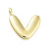 Rack Plating Brass Balloon Letter Pendants KK-C050-01G-V-1