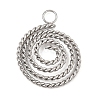 304 Stainless Steel Pendants SA-CBADAF9-01G-1