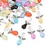 4 Sets Angle Shape Acrylic Pendants FIND-PH0009-11-1