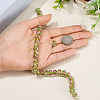 1 Strand Handmade Lampwork Inner Flower Rondelle Beads Strands LAMP-TA0002-72H-5