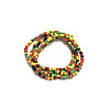 Glass Seed Beaded Waist Beads WG0248E-29-1