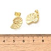 Brass Stud Earrings EJEW-B118-05G-5