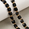 Natural Obsidian Beads Strands GG-CBA96AE-A05-6x6mm-1