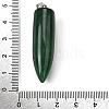 Natural Green Aventurine Pointed Pendants G-F820-12S-3