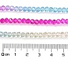Transparent Painted Glass Beads Strands LS-DGLA-A034-T3mm-A14-3