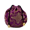 Buddha Theme Square Velvet Drawstring Bags PW-WG34160-16-1