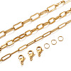 Yilisi DIY Stainless Steel  Chain Necklaces & Bracelets MakingKits DIY-YS0001-23G-3