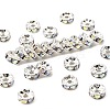 Brass Grade A Rhinestone Spacer Beads RB-A014-Z7mm-28S-1