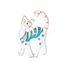 Alloy and Enamel Brooch PW-WG6822E-01-1