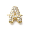 Brass Micro Pave Cubic Zirconia Links KK-I717-04A-1