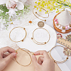 6Pcs Adjustable 304 Stainless Steel Wire Cuff Bangle Making MAK-BBC0001-24B-G-3