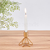 Gorgecraft 2Pcs 2 Colors Iron Candle Holder AJEW-GF0002-62-5