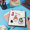 PVC Plastic Clear Stamps DIY-WH20037-007-4
