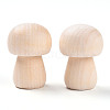 Unfinished Wood Mushroom Ornaments WOOD-T032-08-1