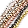 Electroplate Glass Beads Strands EGLA-H109-12-01-1