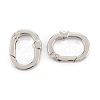 Zinc Alloy Spring Gate Rings PALLOY-L233-06A-P-2