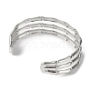 304 Stainless Steel Cuff Bangles for Women BJEW-B104-19P-3