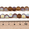 Frosted Transparent Glass Beads Strands LS-GLAA-T032-T8mm-MBB23-4