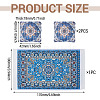 Turkish Style Mini Nylon Carpets AJEW-TA0003-66A-4