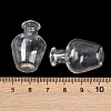 Transparent Glass Beads Containers GLAA-G123-07-4