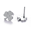 Tarnish Resistant Unisex 304 Stainless Steel Stud Earrings EJEW-E254-05P-2