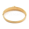 Ion Plating(IP) 304 Stainless Steel Hinged Bangles for Women BJEW-Z068-01G-3