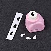 Random Single Color or Random Mixed Color Mini Plastic Craft Paper Punch Sets for Scrapbooking & Paper Crafts LS-AJEW-L051-02-3