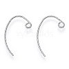 Brass Earring Hooks X-KK-Q735-346P-1