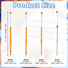 24Pcs 24 Colors 201 Stainless Steel & Alloy Beadable Crochet Hooks FIND-AR0006-91-2