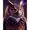 DIY Owl Diamond Painting Kit DIAM-PW0013-02G-1