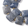 Natural Blue Aventurine Beads Strands G-F839-A08-01-4