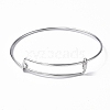 Adjustable 304 Stainless Steel Wire Bangle Making MAK-F286-03P-2