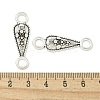 Tibetan Style Alloy Connector Charms TIBE-I026-5962AS-3