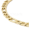 PVD Vacuum Plating 304 Stainless Steel Figaro Chains Bracelet for Men Women STAS-E001-07G-2