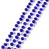 3.28 Feet Handmade Glass Beaded Chains X-GLAA-P043-04-2