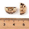 Brass Crystal Rhinestone Spacer Bars RB-T019-02A-KCG-3