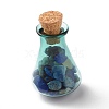 Glass Wishing Bottle Decorations AJEW-JD00006-01-1