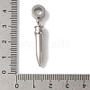 Non-Tarnish 304 Stainless Steel European Dangle Charms STAS-Z075-36P-3