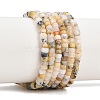 Natural Dendritic African Opal Beads Strands G-G345-C21-2x4mm-2