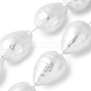 Electroplated Shell Pearl Beads Strands BSHE-F013-13-01-1