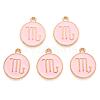 Alloy Enamel Pendants X-ENAM-S124-01A-09L-2