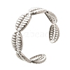 Brass Cuff Bangles for Women BJEW-U018-02P-4