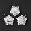 Natural Quartz Crystal Pendants G-D458-07P-06-RS-4