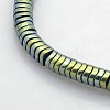 Electroplate Non-magnetic Synthetic Hematite Beads Strands G-J216A-07-1