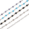 Olycraft Handmade Glass  Beaded Chains AJEW-OC0001-77-1