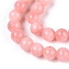 Dyed Natural Mashan Jade Round Beads Strands G-T139-6mm-67B-4